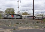 NJT 4108 heads west with a mix of coaches.